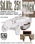 Sd.Kfz.251 / Sd.Kfz.11 Latest Model Track Rubber (workable) - AFV Club