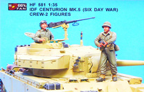 IDF Centurion Mk.5 (6 days war) Crew - Hobby Fan 